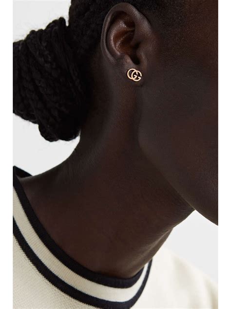 gucci rose gold earrings